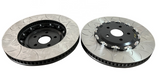 Kingman Speed® (21-23) Dodge Challenger/Charger Carbon Alloy Slotted 2-Piece 400mm x 34mm (15.75” x 1.34”) 12-Bolt Front Brake Rotor (BR7 Code)