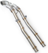 15-20 Audi RS3 8V 2.5L 304SS Catless Exhaust Mid-Pipes with Heat Wrap Layer