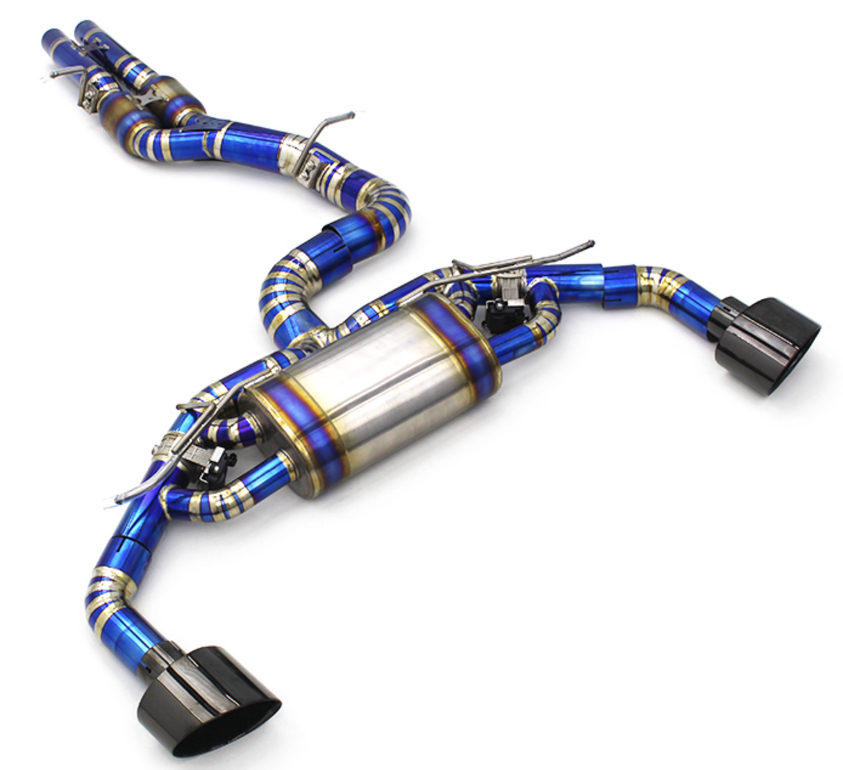 Kingman Speed® (15-23) Audi TTRS/RS3 2.5L Titanium Cat-Back Exhaust with 5" OD Tips