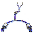 13-18 Audi RS6 C7/RS7 4G8 4.0L Blue Titanium 3" Cat-Back Exhaust

