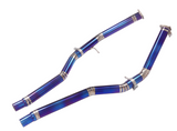 17-25 Audi S4/S5 B9 3.0L 3" Titanium Catless Exhaust Mid-Pipes