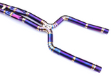 18-23 BMW M5 F90 S63B44 Purple Titanium Cat-Back Exhaust with Quad 4" OD Tips