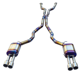 05-11 BMW M6 E63/E64 5.0L S85BB50 Blue Titanium Cat Back Exhaust 