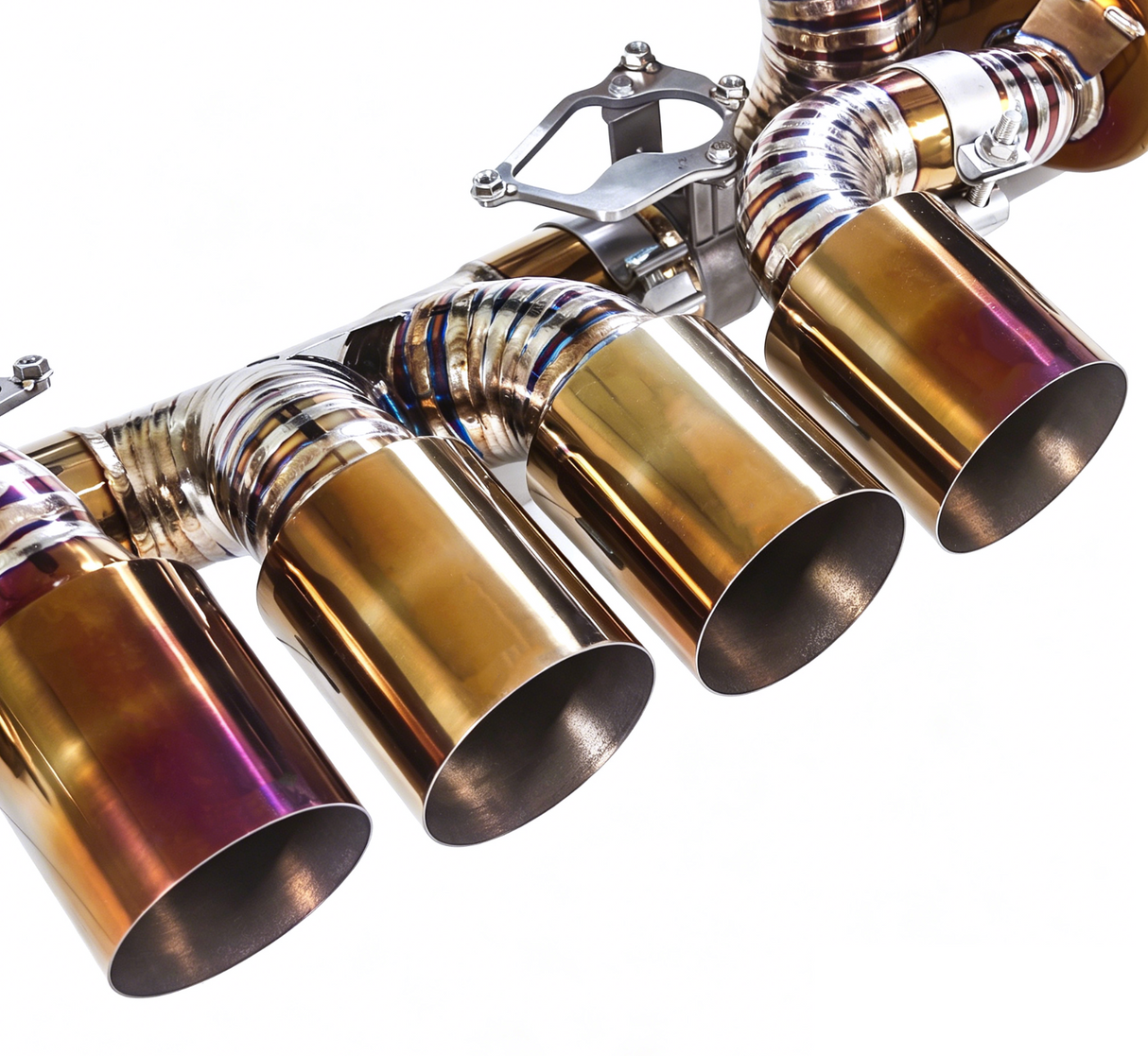 Chevrolet Corvette C8 Z06 5.5L LT5 3" Gold Titanium Cat Back Exhaust