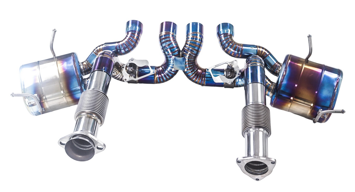 Chevrolet Corvette C8 Z06 5.5L LT5 Blue 3" Titanium Cat-Back Exhaust 