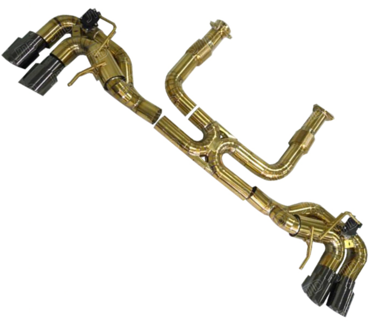 Chevrolet Corvette C8 Stingray/E-Ray Gold Titanium Cat-Back Exhaust 