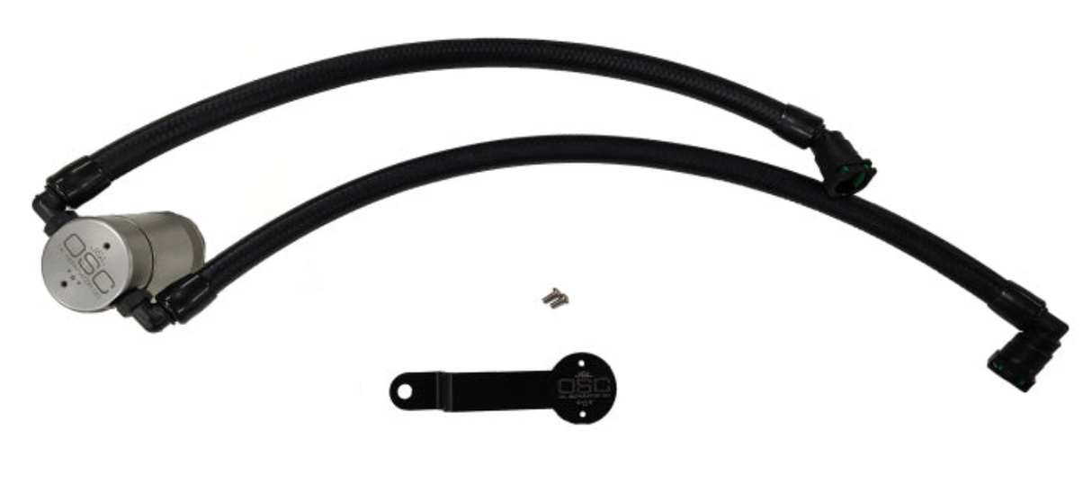 J&L 19-25 Ram 1500 3.6L Oil Separator 3.0 PCV Side - Clear Anodized