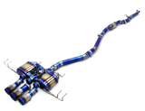 Kingman Speed® (17-21) Honda Civic Type-R FK8 Valved Blue Titanium Cat-Back Exhaust