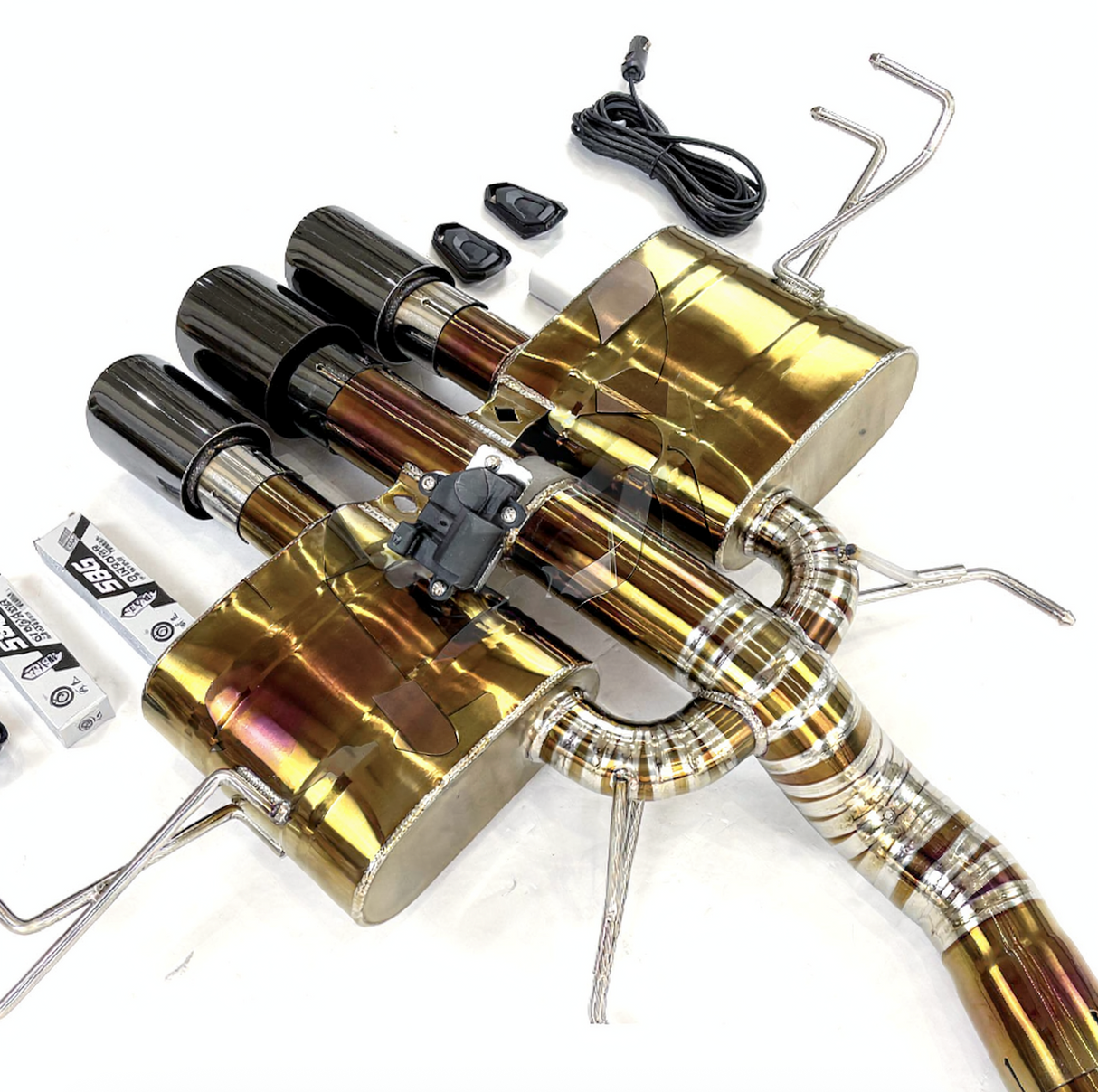 Honda Civic Type-R FL5 K20C1 Valved Gold Titanium Cat Back Exhaust 