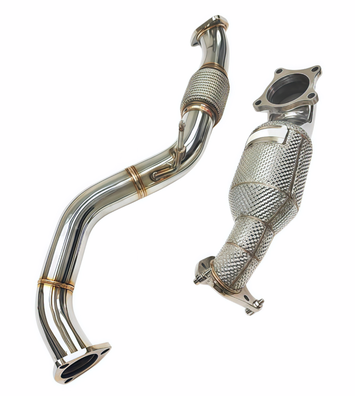 16-21 Honda Civic Si L15B7 1.5L 3" Catless Exhaust Down + Front Pipe

