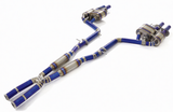 18-23 Kia Stinger 3.3L Lambda II T-GDi Blue Titanium Cat-Back Exhaust 
