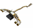 09-24 Nissan GT-R R35 3.8L VR38DETT Gold Titanium Cat Back Exhaust