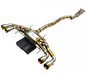 09-24 Nissan GT-R R35 3.8L VR38DETT Gold Titanium Cat Back Exhaust