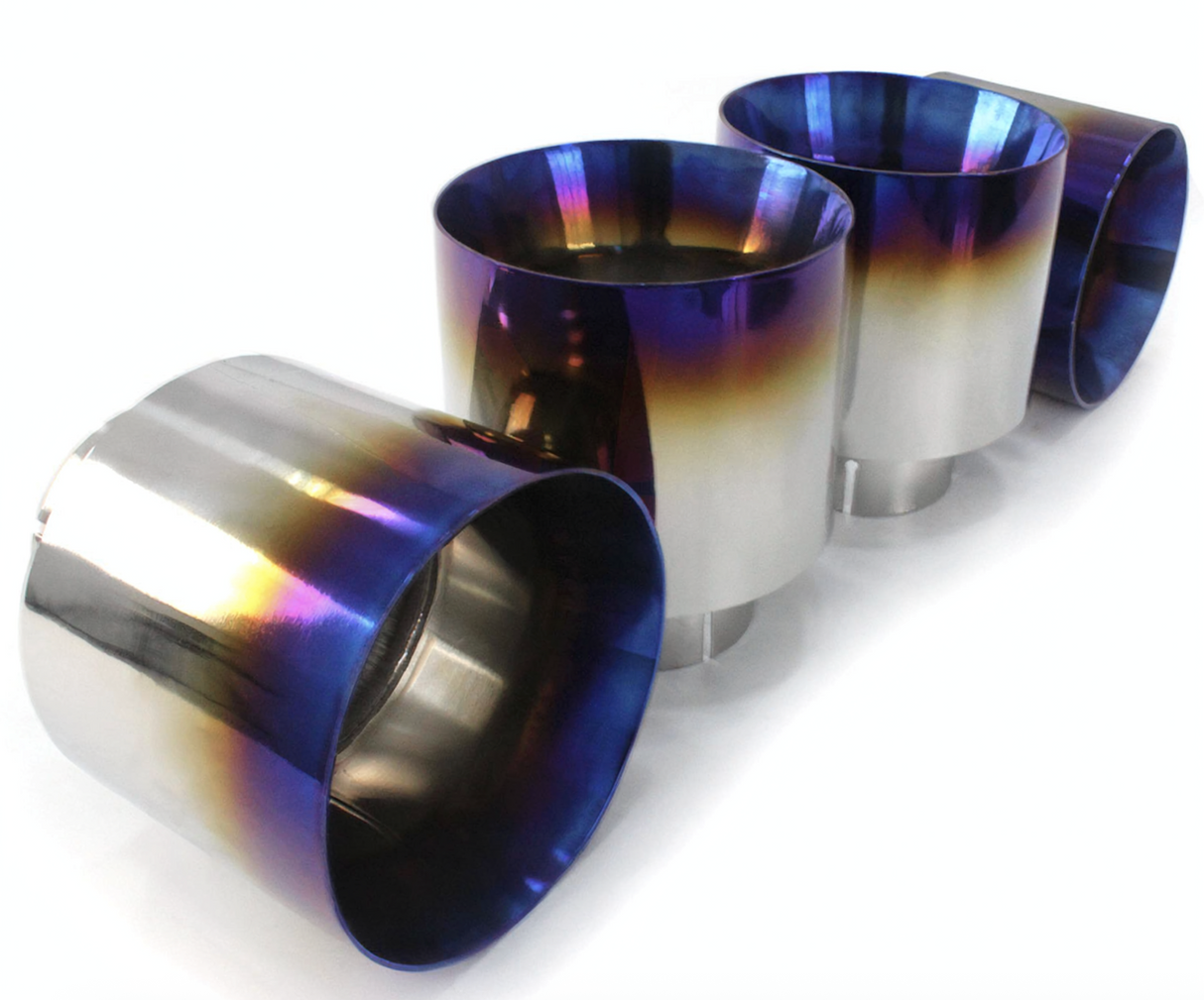 09-24 Nissan GT-R R35 VR38DETT Titanium 4" OD Exhaust Tip Set