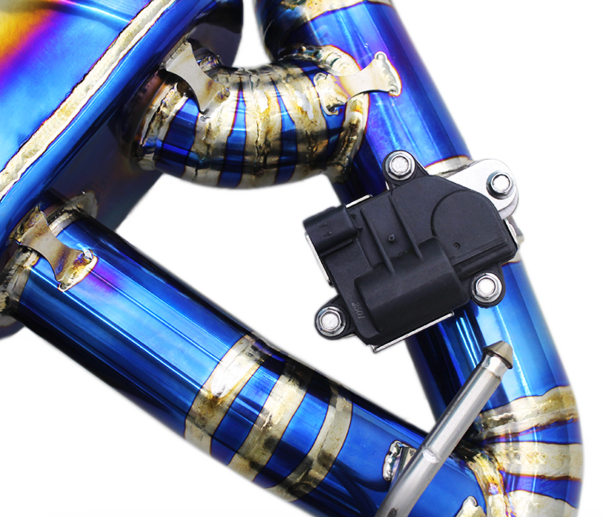 07-20 Nissan 370Z Z34 3.7L VQ37VHR Blue Titanium Cat Back Exhaust