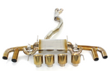 09-24 Nissan GT-R R35 3.8L VR38DET Gold Titanium Cat Back Exhaust