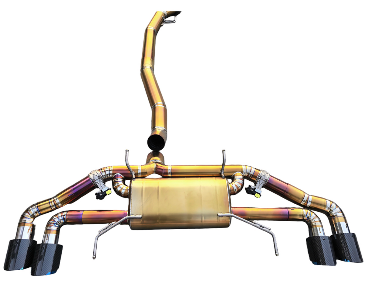 09-24 Nissan GT-R R35 3.8L VR38DETT Titanium Cat Back Exhaust