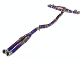 09-24 Nissan GT-R R35 VR38DETT Purple Titanium Cat Back Exhaust