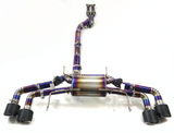 09-24 Nissan GT-R R35 VR38DETT Purple Titanium Cat Back Exhaust
