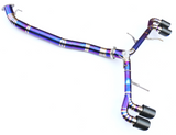 09-24 Nissan GT-R R35 VR38DETT Purple Titanium Cat-Back Exhaust