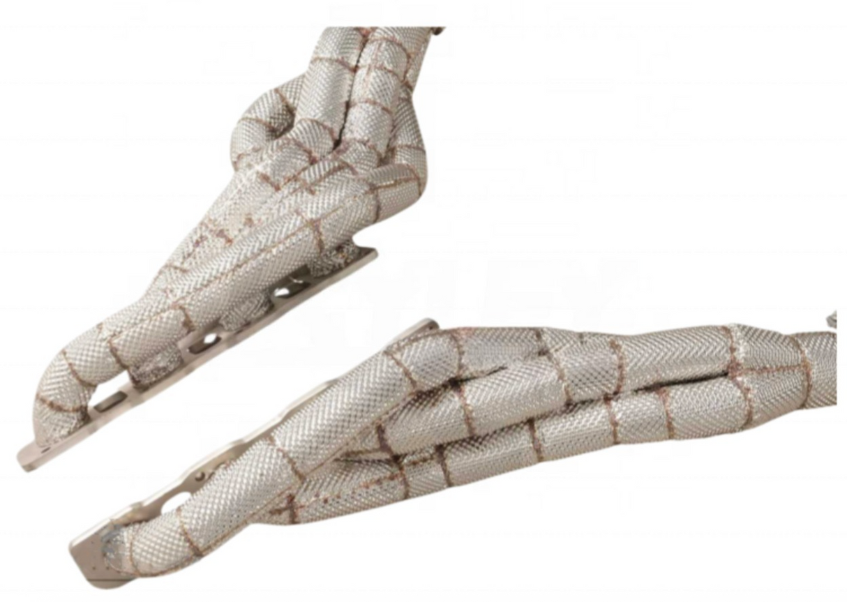 Kingman Speed® (21-24) RAM 1500 TRX 6.2L 304SS Long Tube Exhaust Headers with Heat Wrap Layer