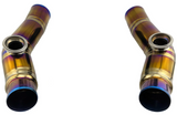 09-24 Nissan GT-R R35 3.8L VR38DETT Purple Titanium Charge Pipes