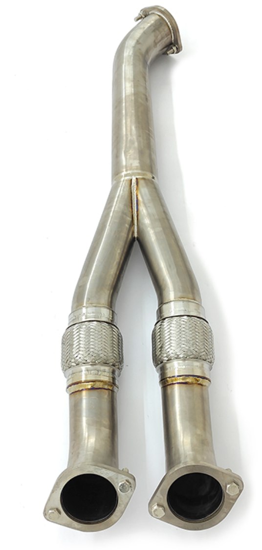 09-24 Nissan GT-R R35 VR38DETT Titanium Catless Exhaust Mid-Pipe