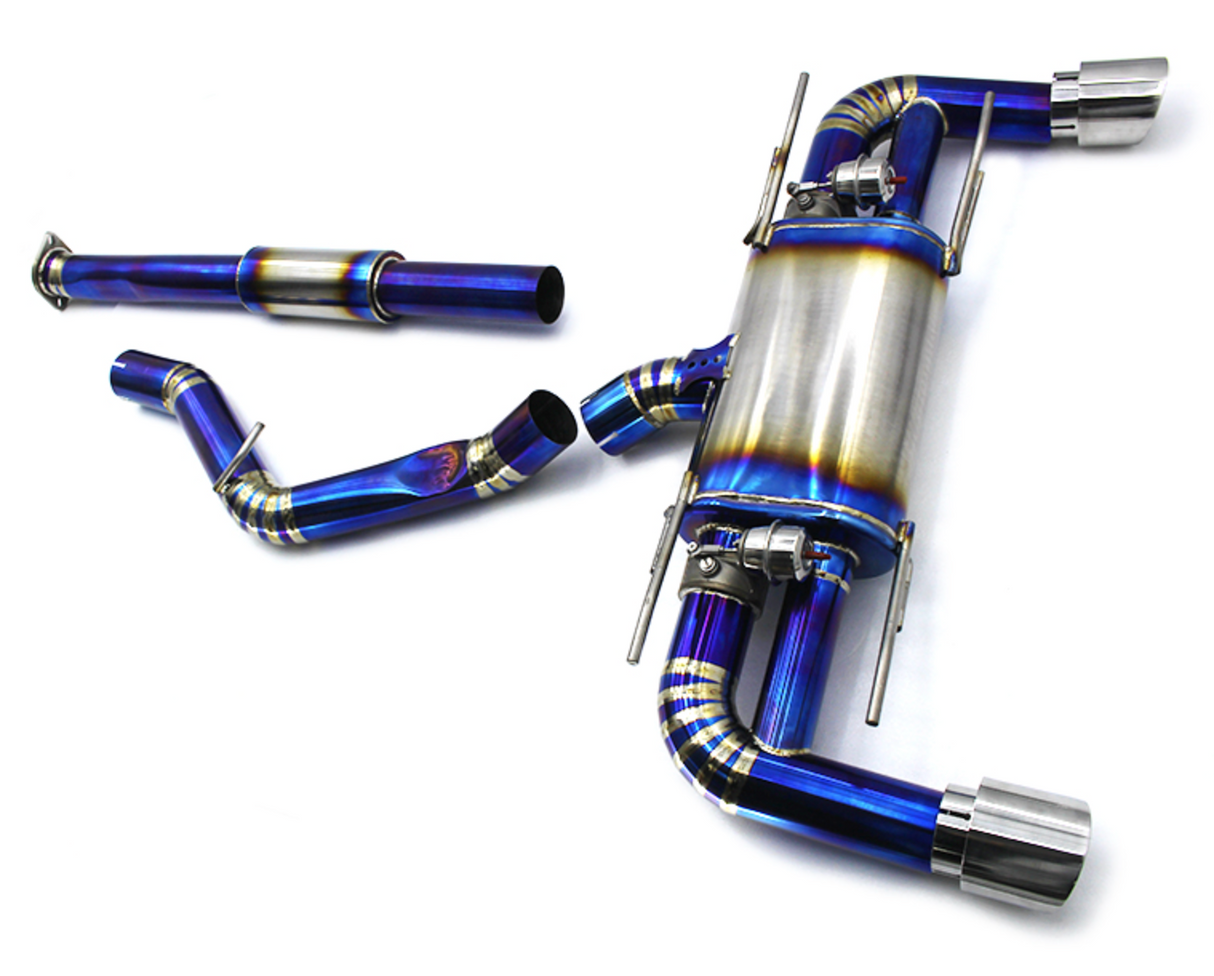 12-20 BRZ/FR-S/86 2.0L Blue Titanium Cat-Back Exhaust with 4" OD Tips