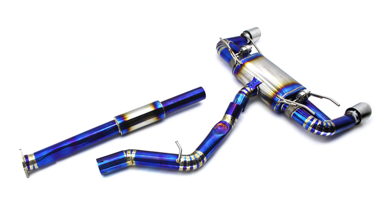 12-20 BRZ/FR-S/86 2.0L Blue Titanium Cat-Back Exhaust with 4" OD Tips