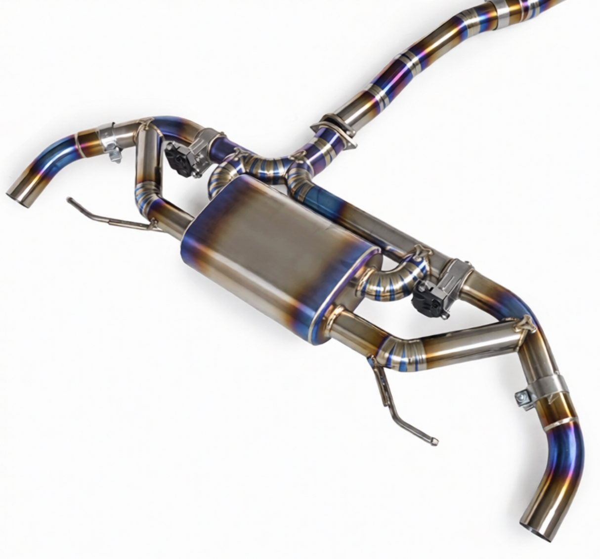12-20 BRZ/FR-S/86 2.0L Blue Titanium Cat-Back Exhaust with 4" OD Tips