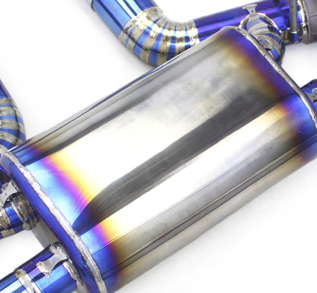 Toyota GR Supra 3.0 B58B30 Blue Titanium Valved Cat-Back Exhaust 