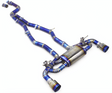 Toyota GR Supra 3.0 B58B30 Blue Titanium Valved Cat-Back Exhaust 