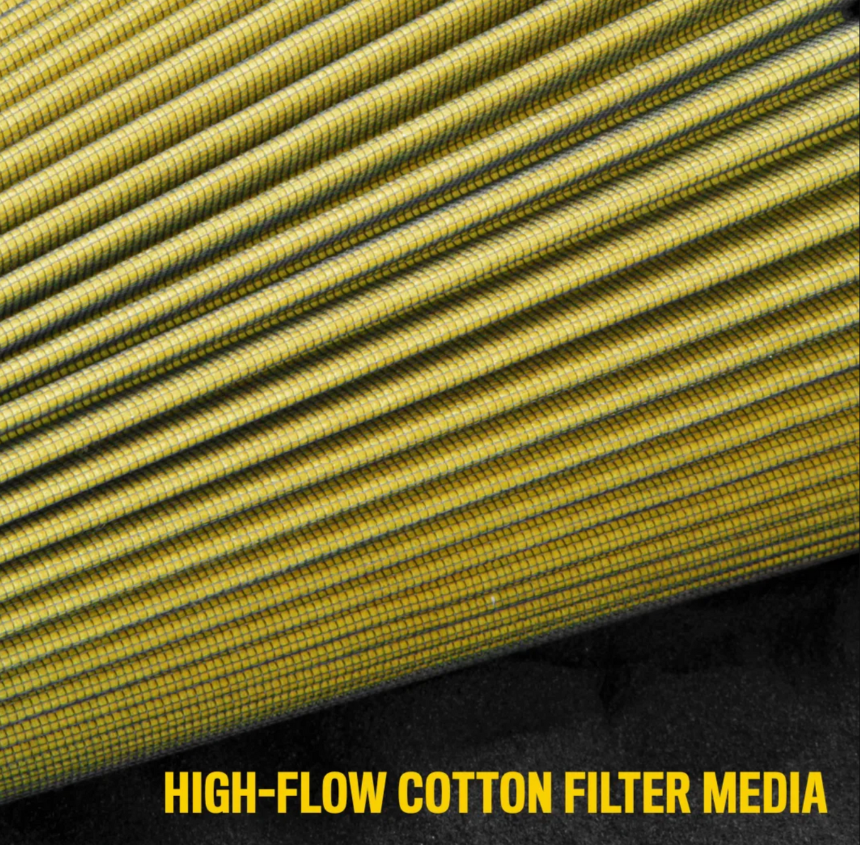 AIRAID #700-420TD HIGH-FLOW UNIVERSAL AIR FILTER (3-1/2"FLG, 6"B, 4-5/8"T, 9"H)