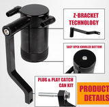Kingman Speed® (11-23) Mopar 5.7L/6.4L Billet Oil Catch Can Kit with Z-Bracket