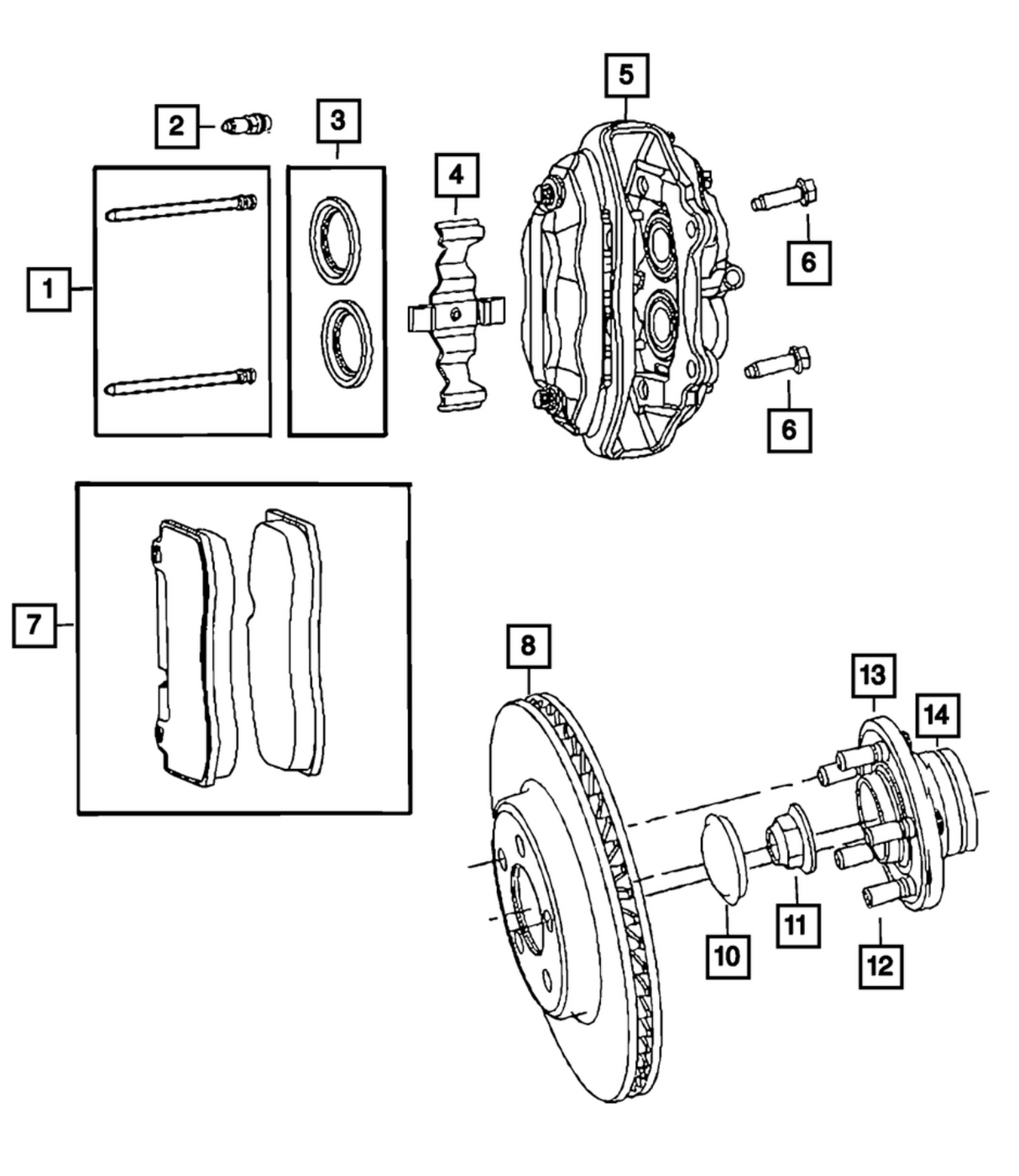 68474086AE Dodge Challenger/Charger Front Driver Side Brake Rotor

