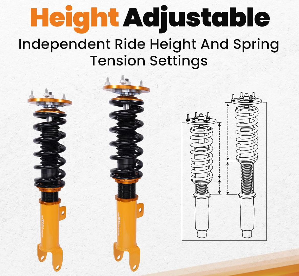05-10 300/Challenger/Charger RWD HEMI Adjustable Coilover Kit