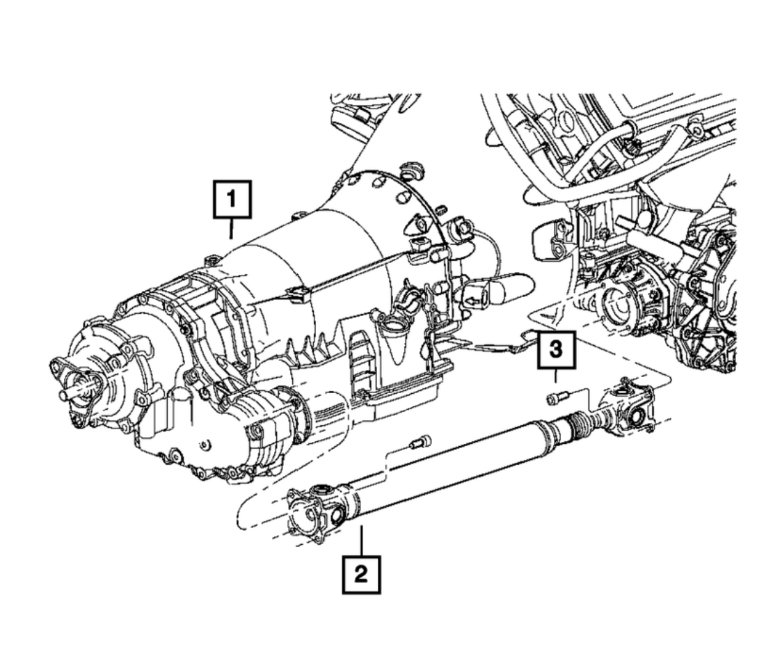 300/Challenger/Charger 3.6L/5.7L AWD  Front Driveshaft 68200149AE