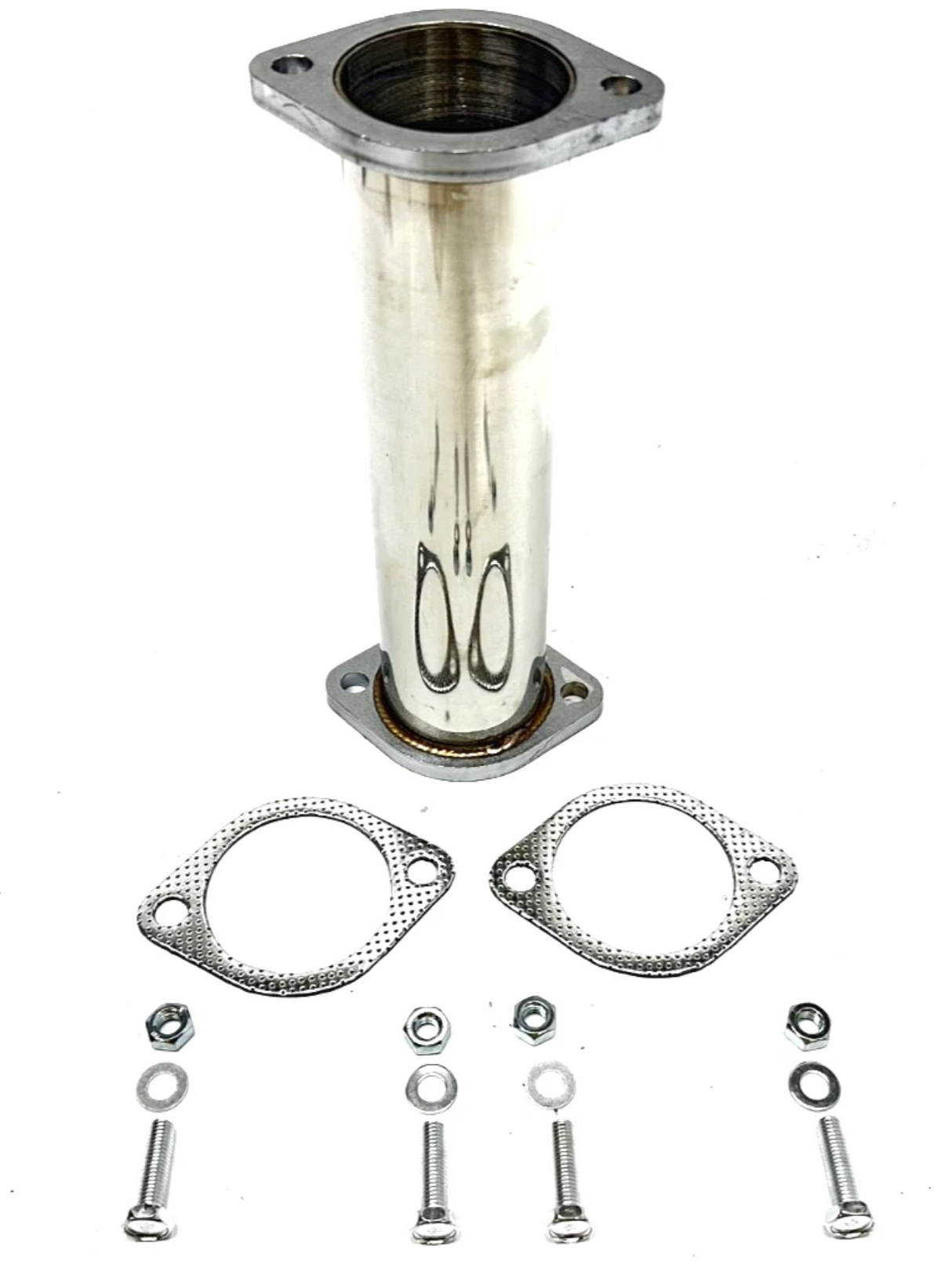 Kingman Speed® Universal Exhaust Extension Pipe Kit (12" L, 3" ID x 3" OD)