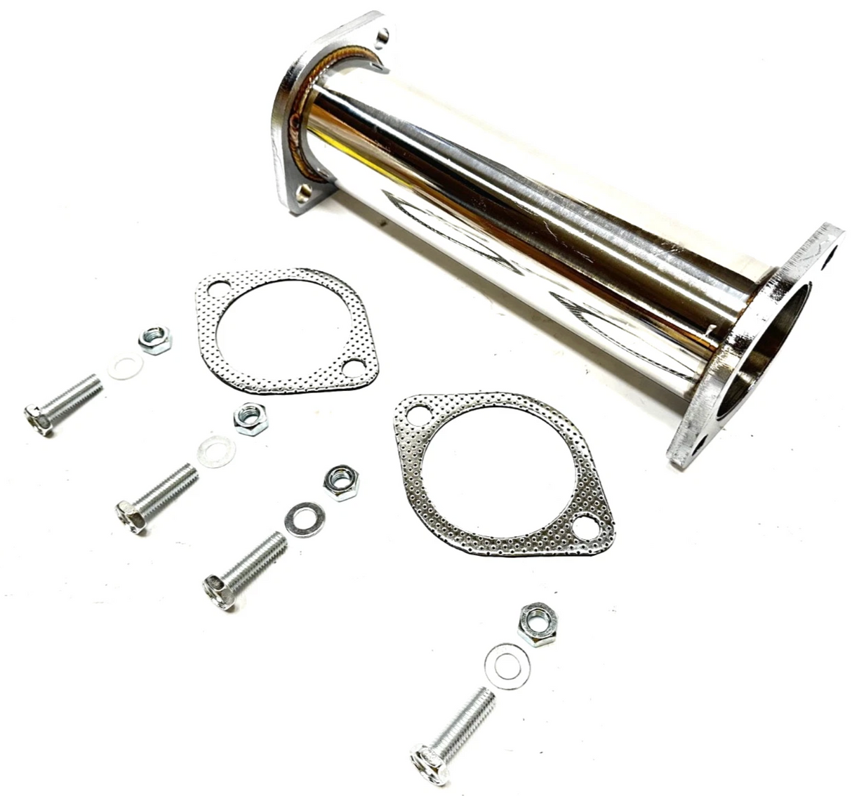 Kingman Speed® Universal Exhaust Extension Pipe Kit (12" L, 3" ID x 3" OD)