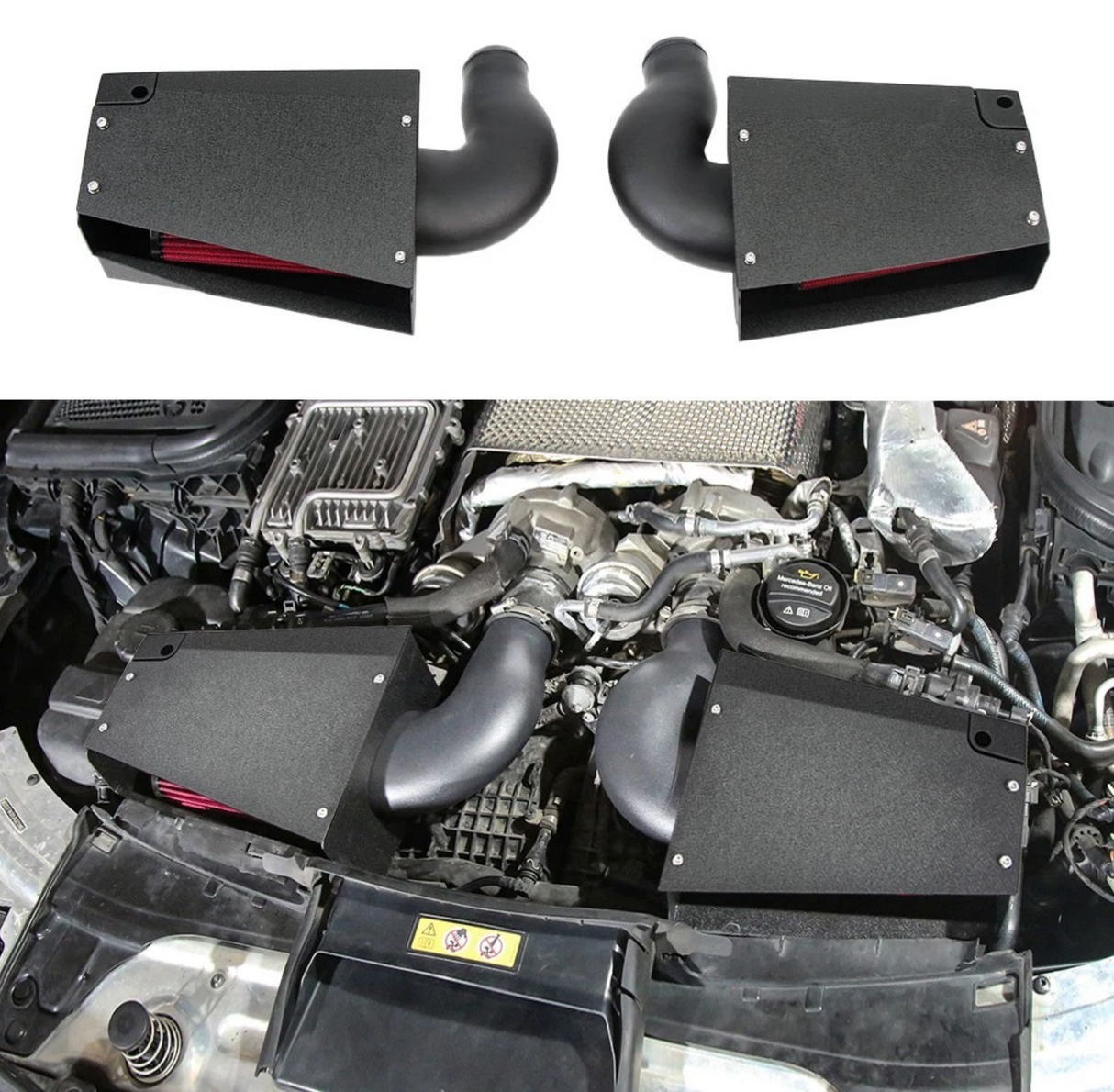 Mercedes-Benz AMG E63/G63/GLE63 M177 4.0 Cold Air Intake System 