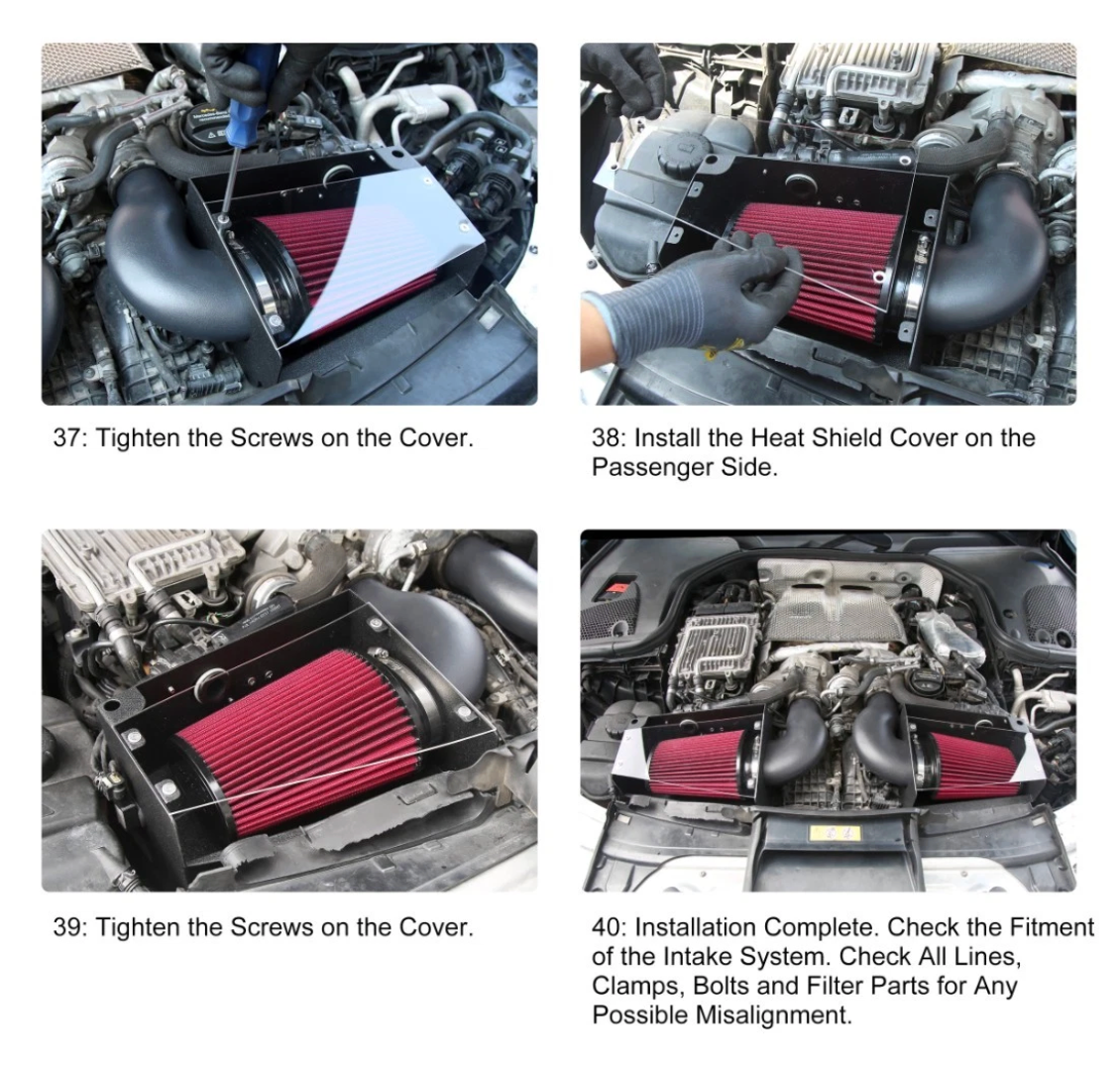 Mercedes-Benz AMG E63/G63/GLE63 M177 4.0 Cold Air Intake System 