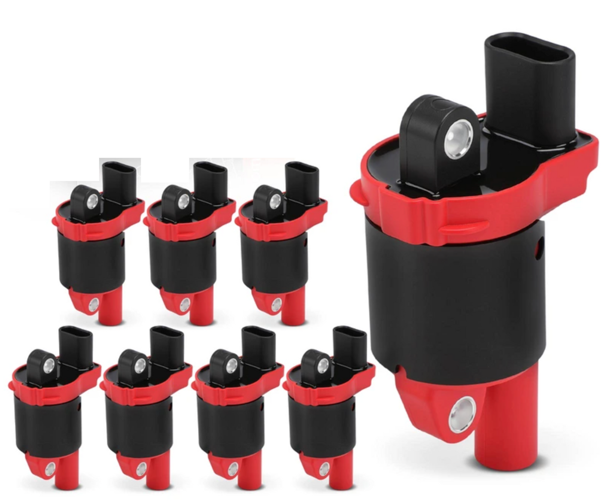 Kingman Speed® Camaro/Corvette/Silverado/Sierra  5.3L/6.2L Red Ignition Coils (UF742)