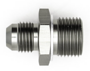 Deatschwerks 6-02-0616 6AN Male Flare to M18 x 1.5 Male Metric Adapter

