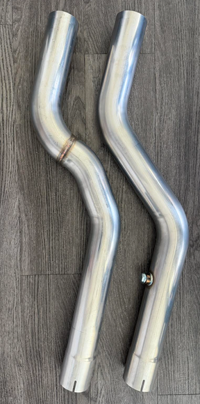 Camaro SS/ZL1/LT1/CTS/CT4/CT5 6.2L 3" Catless Exhaust Mid-Pipes

