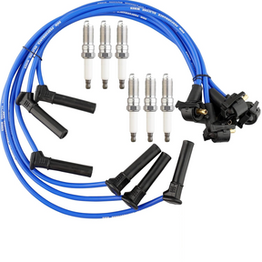 05-10 Ford Mustang/Explorer 4.0L V6 8.0mm Spark Plug Blue Wire Set

