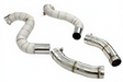 Mercedes-Benz C63 AMG M177 4.0L W205 Catless Exhaust Down Pipes