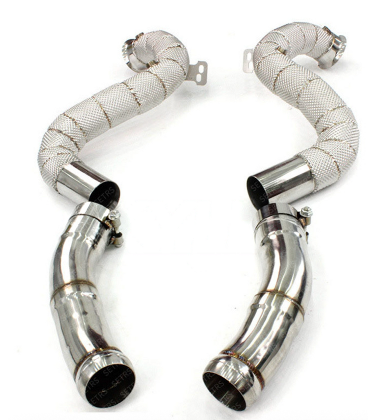 Mercedes-Benz C63 AMG M177 4.0L W205 Catless Exhaust Down Pipes