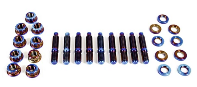 PLM® Honda B/D/F/H/J Series Ttitanium Exhaust Header Manifold Stud Kit