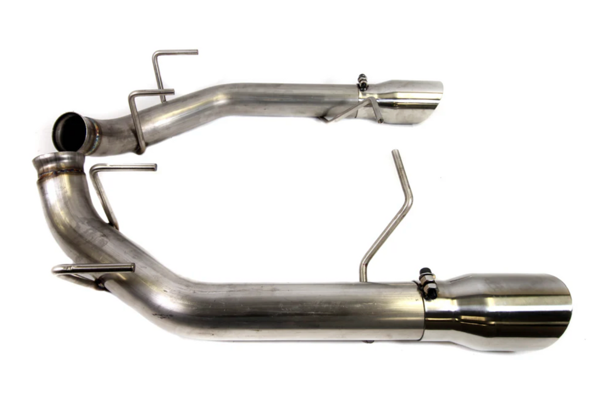 PLM 11-14 Ford Mustang GT 3" Dual Axle-Back Exhaust Muffler Delete