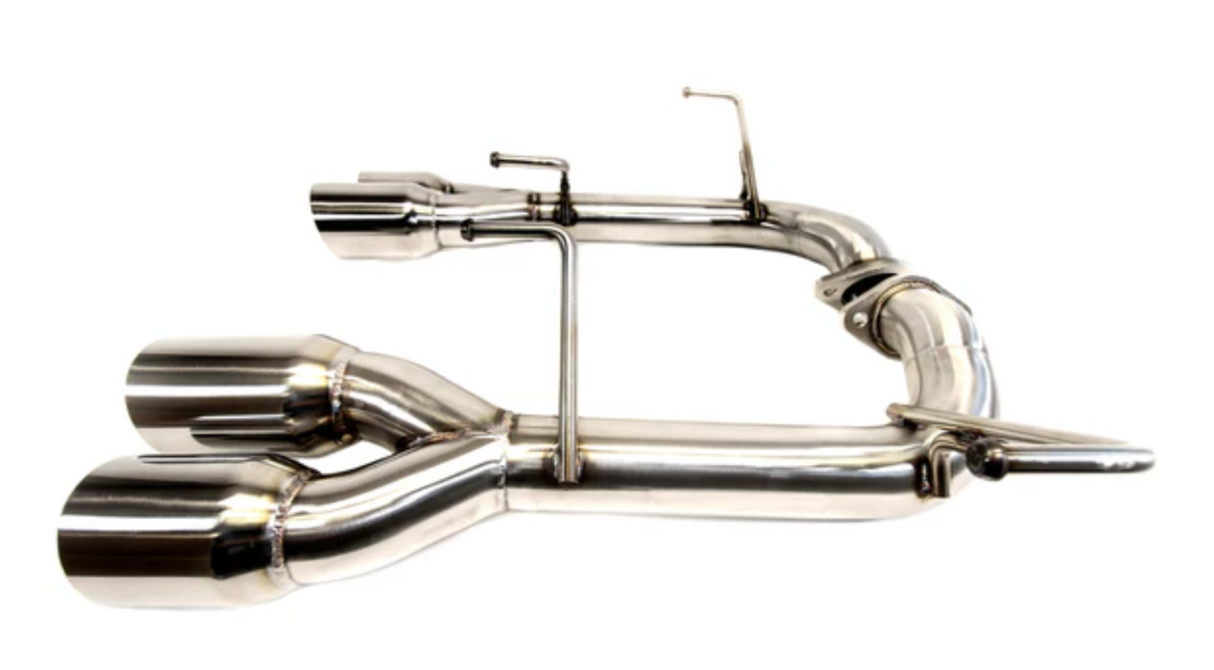 PLM® (15-21) Subaru WRX/STI Axle-Back Exhaust with Muffler Delete/3.5" OD Tips